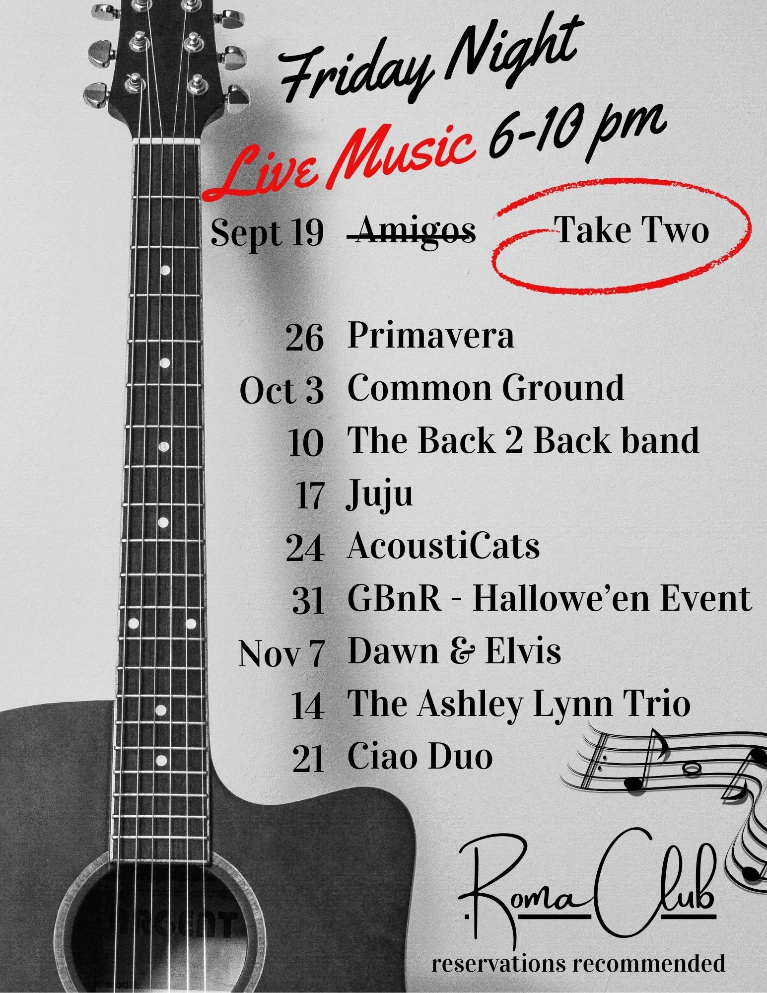 Black and Gray Music Festival Photographic Flyer (2)